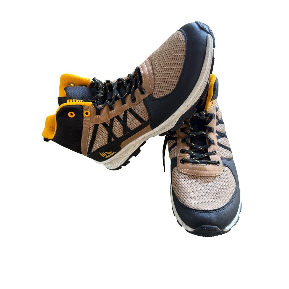 New RBX Hiking Shoes Mens 12 Tan Black Trail Sneakers Outdoor